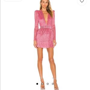 Carry mini dress in hot pink from REVOLVE.
